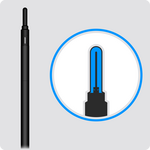 Exradin® A12 Ion Chamber, Waterproof Farmer Type, 0.64cc